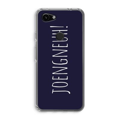 Joengneuh!: Google Pixel 3a Transparant Hoesje