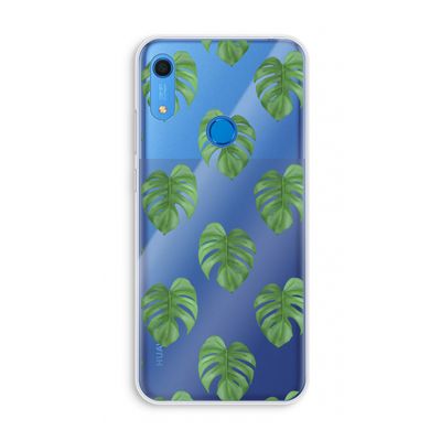 Monstera leaves: Huawei Y6s Transparant Hoesje