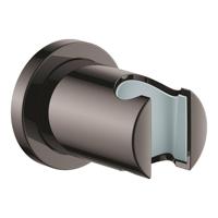 GROHE Rainshower Handdouchehouder - niet verstelbaar - ronde rozet - hard graphite 27074a00