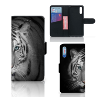 Huawei P20 | Telefoonhoesje | Met pasjeshouder | Tijger Huawei P20 | Telefoonhoesje | Met pasjeshouder | Tijger