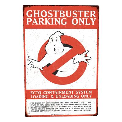 Ghostbusters Metal Sign Parking Ghostbusters Metal Sign Parking