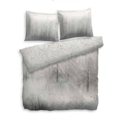 Heckett & Lane dekbedovertrek Will - grijs - 240x200/220 cm