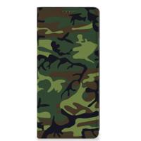 OPPO A58 4G | Hoesje met Magneet | Army Dark
