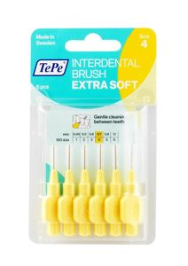 Interdentale rager extra soft licht geel maat 4