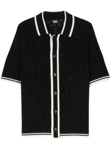 GCDS chemise en crochet - Noir