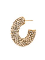 Amina Muaddi boucles d'oreilles Cameron à ornements en cristal