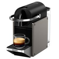 Krups XN306T Pixie Koffiecupmachine Zwart/Titanium