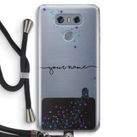 Sterren: LG G6 Transparant Hoesje met koord