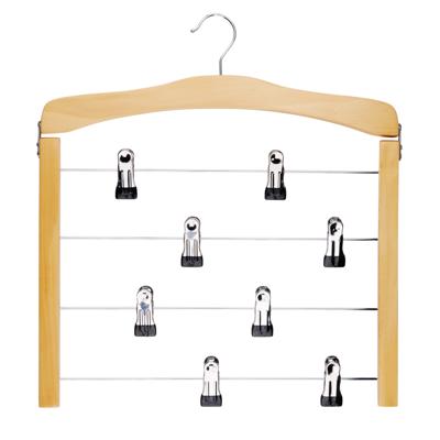 Kledinghanger met clips 8 stuks