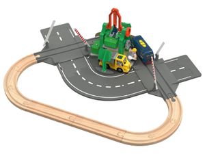 Playtive Houten treinbaan uitbreidingsset (Laadrail)