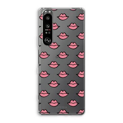 Lipjes: Sony Xperia 1 III Transparant Hoesje