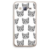Kitten: Samsung Galaxy J3 (2016) Transparant Hoesje - thumbnail