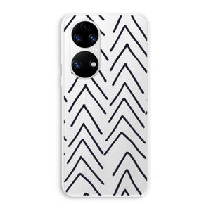 Marrakech Arrows: Huawei P50 Transparant Hoesje