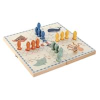 Parchis Home ESPRIT Hout 26 x 13 x 3,3 cm - thumbnail