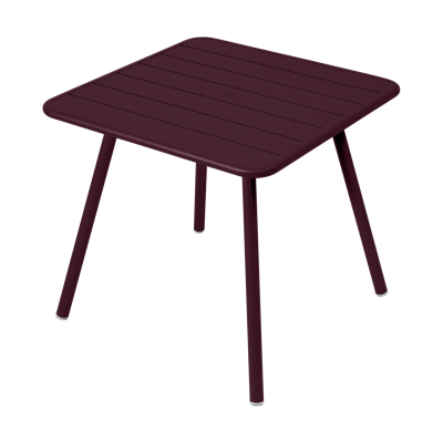 Fermob Luxembourg tuintafel vierpoot 80x80 cm Black Cherry