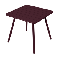 Fermob Luxembourg tuintafel vierpoot 80x80 cm Black Cherry