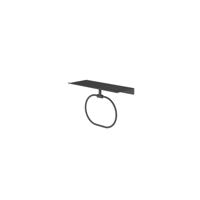Hotbath &MORE Handdoekring - voor planchet serie - Geborsteld zwart PVD SHA08MBP