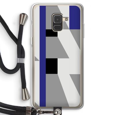 Gestalte 2: Samsung Galaxy A8 (2018) Transparant Hoesje met koord