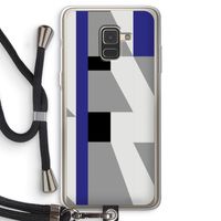 Gestalte 2: Samsung Galaxy A8 (2018) Transparant Hoesje met koord
