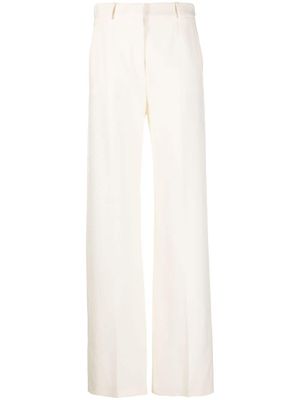 Stella McCartney pantalon en laine à coupe droite - Tons neutres