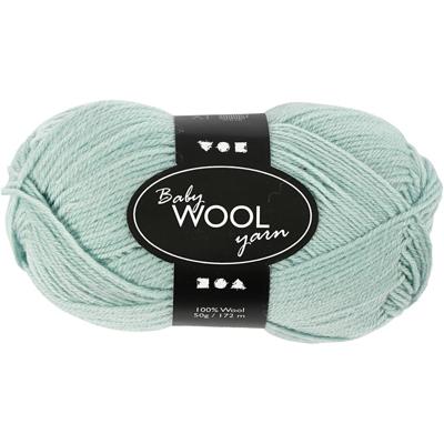 Creativ Company Baby garen, l: 172 m, zacht groen, 50 gr/ 1 bol