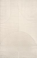 Vloerkleed Elio - Japandi Stijl met Moderne Lijnen in Beigekleurige Neutrale Tinten-120 x 170 cm