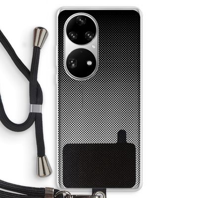 Musketon Halftone: Huawei P50 Pro Transparant Hoesje met koord