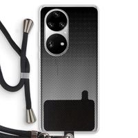 Musketon Halftone: Huawei P50 Pro Transparant Hoesje met koord