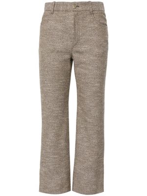 Chloé pantalon court à coupe évasée - Jaune