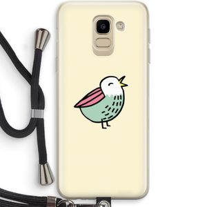 Birdy: Samsung Galaxy J6 (2018) Transparant Hoesje met koord