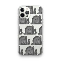 Cats: iPhone 12 Pro Max Transparant Hoesje