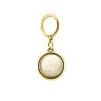 Qoss Kettinghanger Sylvia 12 mm Crème | Goud