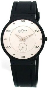 Skagen horlogeband 350LTMRW Rubber Zwart
