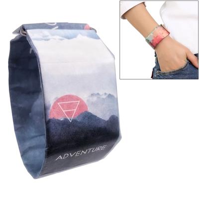 Avontuur patroon creatieve Fashion waterdichte papier Watch intelligente papier elektronische polshorloge