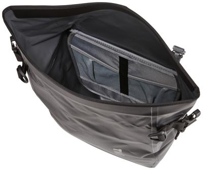 THULE pack&apos;n pedal tas "shield pannier small" bag shield pannier small yellow