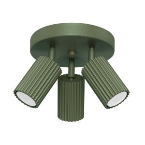 Plafondlamp KARBON 3P olijfgroen