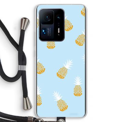 Ananasjes: Xiaomi Mi Mix 4 Transparant Hoesje met koord