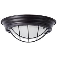 Brilliant Landelijke plafonnièreTyphoon Ø 35cm mat zwart - HK14372S06