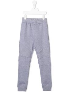 Balmain Kids pantalon de jogging à taille élastiquée - Gris