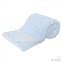 Soft Touch deken Deluxe Rose Mink 70 x 100 cm fleece - thumbnail