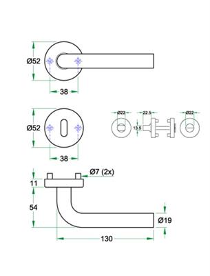 Krukgarn LIDO rvs mat
