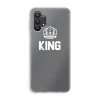King zwart: Samsung Galaxy A32 5G Transparant Hoesje