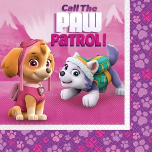 Paw Patrol Servetten Roze 20 stuks