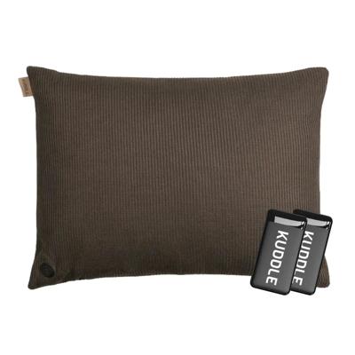 Kuddle Warmtekussen - 45x60cm Mocha Brown - 2 Powerbanks