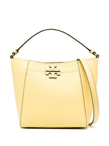 Tory Burch sac cabas McGraw à patch logo - Jaune