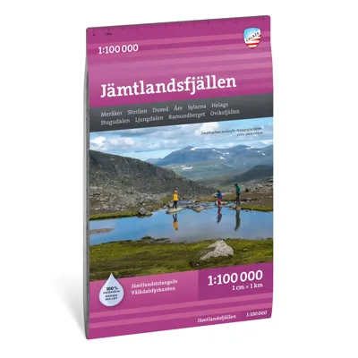 Wandelkaart - Topografische kaart Fjällkartor 1:100.000 Jämtlandsfjällen | Zweden | Calazo