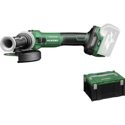 HiKOKI G3613DVEW2Z Haakse accuslijper 125 mm Zonder accu, Incl. koffer 36 V