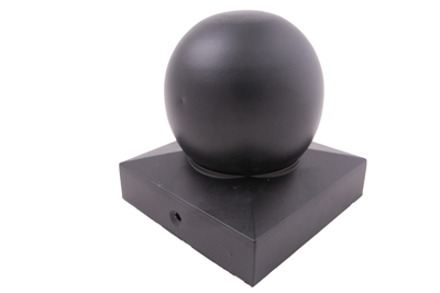 Waelbers Paalornament 91mm met kogel zwart - 25 Stuk(s) - 420135.09