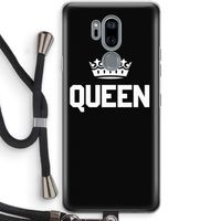 Queen zwart: LG G7 Thinq Transparant Hoesje met koord