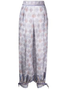 ZIMMERMANN pantalon de jogging Vitali à motif cachemire - Violet